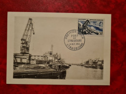 Carte 1956 MAXI  PORT DE STRASBOURG - Sin Clasificación