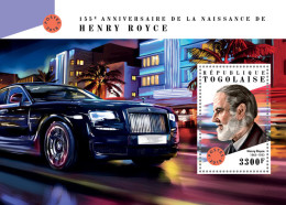 TOGO 2018 MNH  Henry Royce  Michel Code: 9105 / Bl.1604. Yvert&Tellier Code: 1433 - Togo (1960-...)