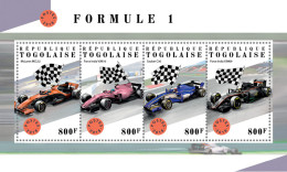 TOGO 2018 MNH  Formula 1  Michel Code: 9131-9134. Yvert&Tellier Code: 6428-6431 - Togo (1960-...)