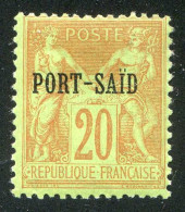 REF 086 > PORT SAID < N° 10 * < Neuf Ch - MH * - Unused Stamps