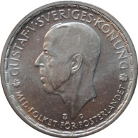 Sweden 2 Kronor 1944 G, UNC, "King Gustav V (1908 - 1950)" - Suède