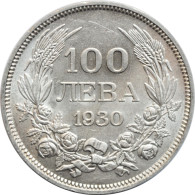 Bulgaria 100 Leva 1930, UNC, "Tsar Boris III (1918 - 1943)" - Bulgaria