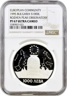 Bulgaria 1000 Leva 1995, NGC PF67 UC, "Rozhen Astronomical Observatory" - Autres – Afrique