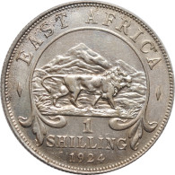 British East Africa 1 Shilling 1924, AU, "King George V (1911 - 1937)" - Colonias