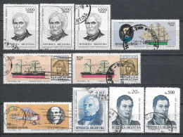 1971-1977 ARGENTINA Lot Of 13 USED STAMPS (Scott # 925,930,933,934,940,994,1038,1039,1041-1043,1089,1173) CV $2.60 - Gebraucht