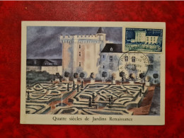 Carte 1954 MAXI  VILLANDRY LE CHATEAU - Non Classificati