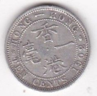 Hong Kong . 10 Cents 1902 . Edward VII. Argent . KM# 13 - Hongkong