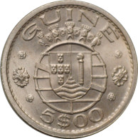 Guinea-Bissau 5 Escudos 1973, BU, "Portuguese Colony (1933 - 1974)" - Portogallo