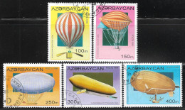 1995 AZERBAIJAN Set Of 5 Used Stamps (Michel # 237-241) CV €3.20 - Azerbaïjan