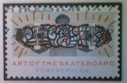 United States, Scott #5766, Used(o), 2023, Art Of The Skateboard: Jaguar, (63¢) - Usati