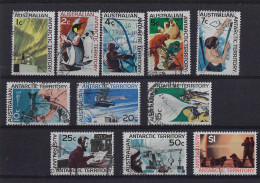 AUSTRALIAN ANT. TERR. SG8/18, 1966/68 SET, GOOD USED - Oblitérés