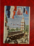 Carte 1954 MAXI  PARIS CINQUANTENAIRE DE LA FOIRE DE PARIS - Ohne Zuordnung