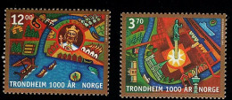 1997 Trondheim Michel NO 1257 - 1258 Stamp Number NO 1168 - 1169 Yvert Et Tellier NO 1216 - 1217 Xx MNH - Ongebruikt