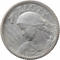 Poland 1 Zloty 1924, AU, "Second Republic (1919 - 1939)" - Pologne
