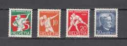 PJ   1932     N° J61 à J64   NEUFS**     COTE 15.00      CATALOGUE SBK - Unused Stamps