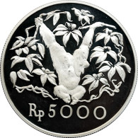 Indonesia 5000 Rupiah 1974, PROOF, "Orangutan" - Indonésie