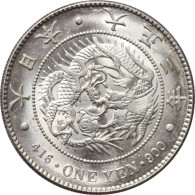 Japan 1 Yen 1914, UNC, "Emperor Yoshihito (Taishō) (1912 - 1926)" - Japan