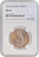 Jamaica 1 Penny 1910, NGC MS66, "King Edward VII (1902 - 1910)" - Autres – Afrique