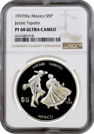 Mexico 5 Pesos 1997, NGC PF68 UC, "Ibero-America - Traditional Dance" - Other - Africa