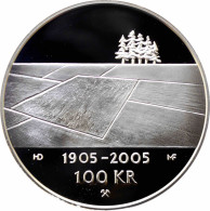 Norway 100 Kroner 2003, PROOF, "100th Anniversary - Independence" Silver Coin - Norway