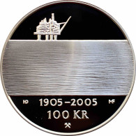 Norway 100 Kroner 2004, PROOF, "100th Anniversary - Independence" Silver Coin - Norway