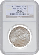 Prussia 1 Thaler 1871, NGC MS63, "Victory In The Franco-Prussian War" - Otros – Africa