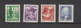 PJ   1934     N° J69 à J72   NEUFS**     COTE 15.00      CATALOGUE SBK - Unused Stamps