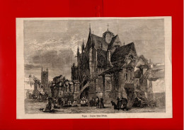 10 - AUBE . TROYES . " L'ÉGLISE SAINT-URBAIN " - Réf. N°250P - - Prenten & Gravure