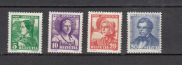 PJ   1935     N° J73 à J76   NEUFS**     COTE 15.00      CATALOGUE SBK - Unused Stamps