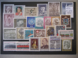 Österreich- Ganze Jahrgänge 1977, MiNr. 1540-1565 ** Ungebraucht - Full Years