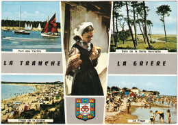 CPSM DE LA TRANCHE-SUR-MER - LA GRIÈRE  (VENDÉE)  MULTI-VUES - La Tranche Sur Mer