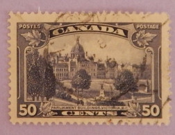 CANADA YT 188 OBLITÉRÉ "LE PARLEMENT A VICTORIA" ANNÉE 1935 - Oblitérés