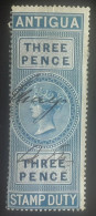 Antigua Stamp Duty 1870 - 1858-1960 Colonia Británica