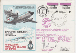 Ross Dependency 1978 Operation Icecube 14 Signature  Ca Scott Base 5 DEC 1978 (SO204) - Covers & Documents