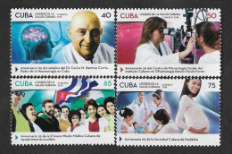 SE)2018 CUBA  FROM THE HEALTH SERIES, ACHIEVEMENTS OF CUBAN HEALTH, 4 STAMPS MNH - Otros & Sin Clasificación