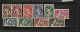 Monaco Michel Cat.No.  Vlh/* 247/256 - Unused Stamps