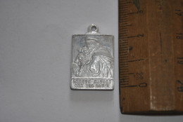 Ancienne Médaille Sancte Antoni Ora Pro Nobis - San Francisco Pendentif Aluminium Alu Souvenir - Religion &  Esoterik