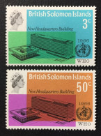1966 British Solomon Islands - Inauguration Of W.H.O. New Headquarters Building - Unused - Salomonen (...-1978)