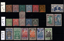 Océanie - Type Groupe Et + (quelques Oblitérés) - Unused Stamps