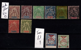 Nouvelle Calédonie - Type Groupe Et + Txe 8 Et 9 - Unused Stamps