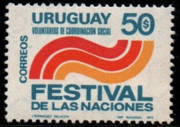 1973 Uruguay Emblem Of Social Coordination Volunteers  #867 ** MNH - Uruguay