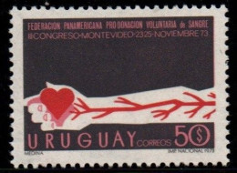 1973 Uruguay Arm With Arteries And Heart  #868 ** MNH - Uruguay