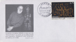 Enveloppe  FDC  1er  Jour   FRANCE   Oeuvre  De  ARMAN    MARSEILLE   1996 - 1990-1999