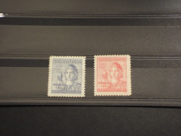 CECOSLOVACCHIA - 1945 STUDENTI 2 VALORI  - NUOVO(++) - Unused Stamps