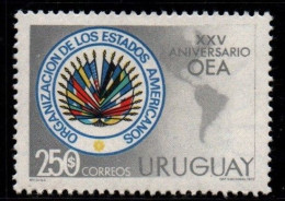 1974 Uruguay OAS Emblem And Map Of Americas  #873 ** MNH - Uruguay