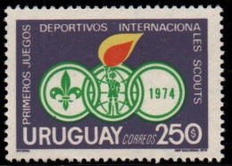 1974 Uruguay Scout Emblems And Flame  #874 ** MNH - Uruguay