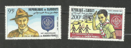 Djibouti POSTE AERIENNE N°169, 170 Neufs** Cote 5.70€ - Djibouti (1977-...)