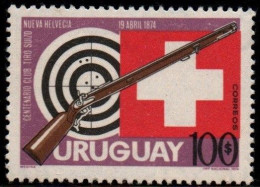 1974 Uruguay Rifle Target And Swiss Flag  #877 ** MNH - Uruguay