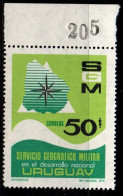 1974 Uruguay Map Of Uruguay And Compass Rose #878 ** MNH - Uruguay