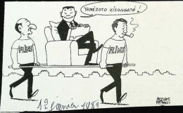 ► Coupure De Presse   Le Figaro Jacques Faisant 1983  Krasucky Edmond Maire Flins   Yamezoto Kisongaté - 1950 à Nos Jours